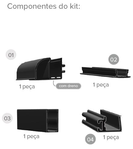 Kit Box de Abrir com Transpasse