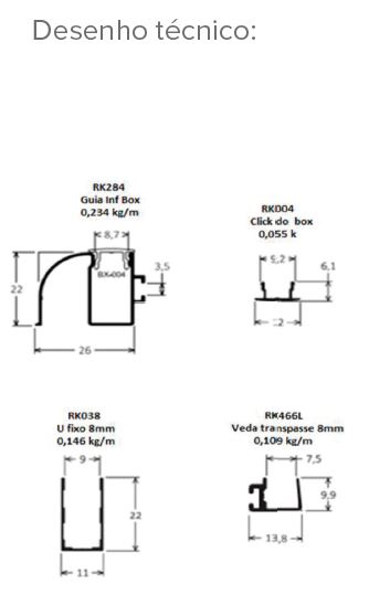 Kit Box de Abrir com Transpasse