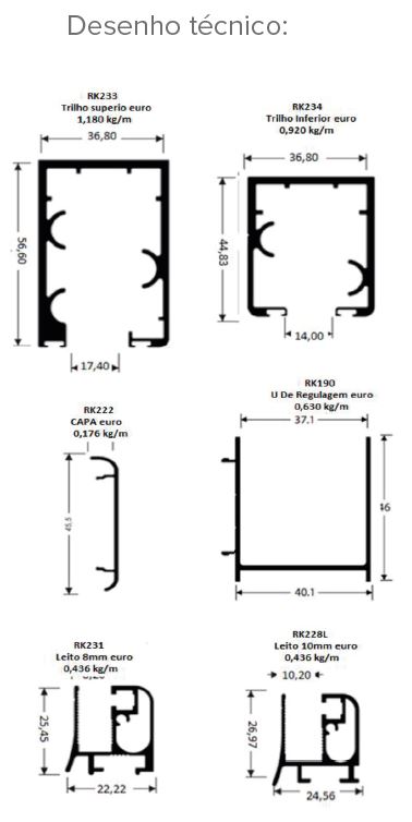 Kit Sacada Euro Glass