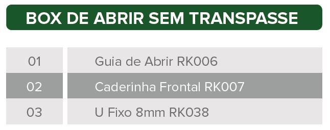 Kit Box de Abrir sem Transpasse