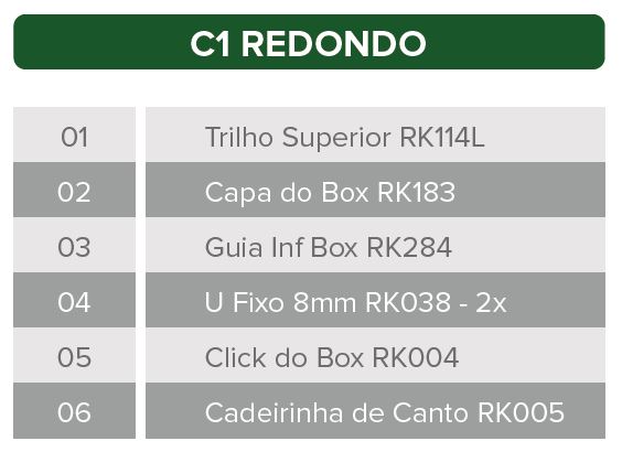 Kit Box C1 Redondo