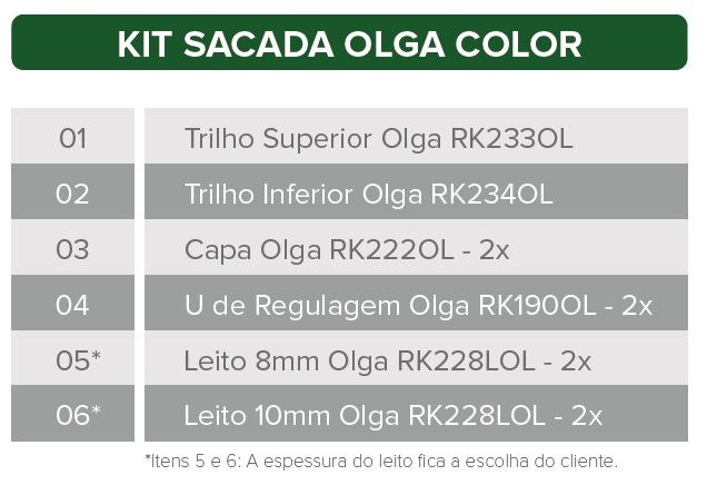 Kit Sacada Olga Color
